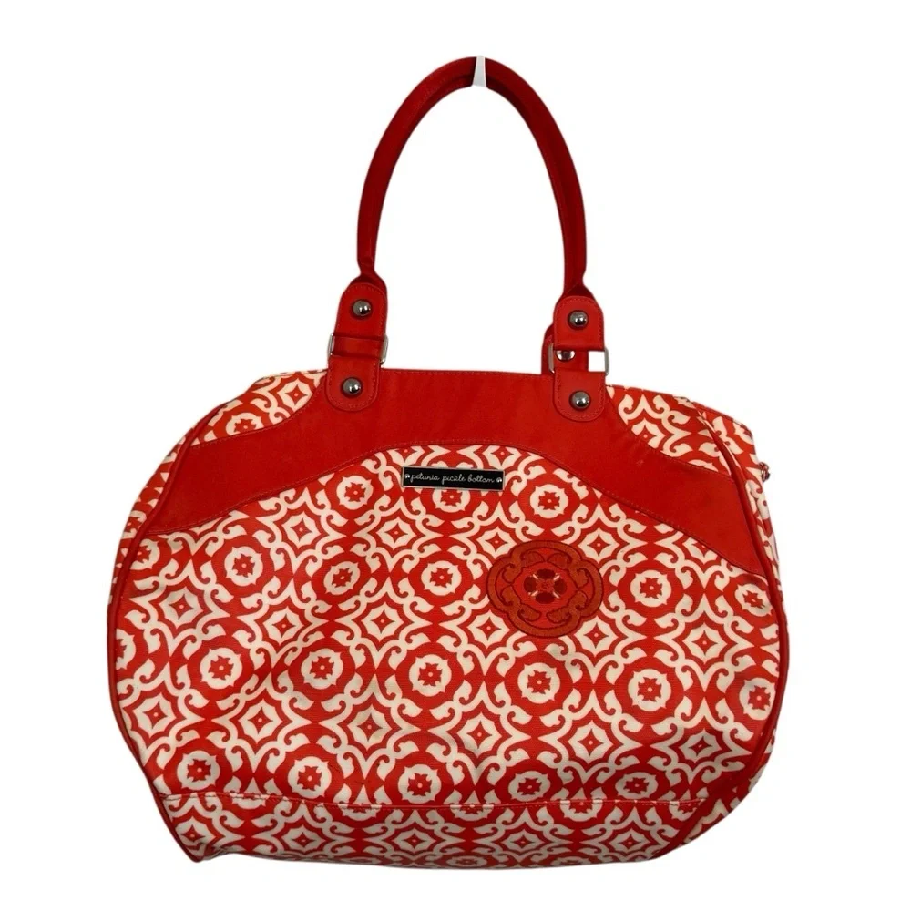 Petunia Pickle Bottom Wistful Weekend Diaper Bag Orange